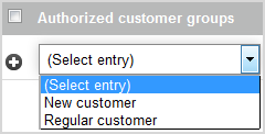 Assign customer group