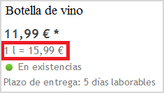 Precio de referencia